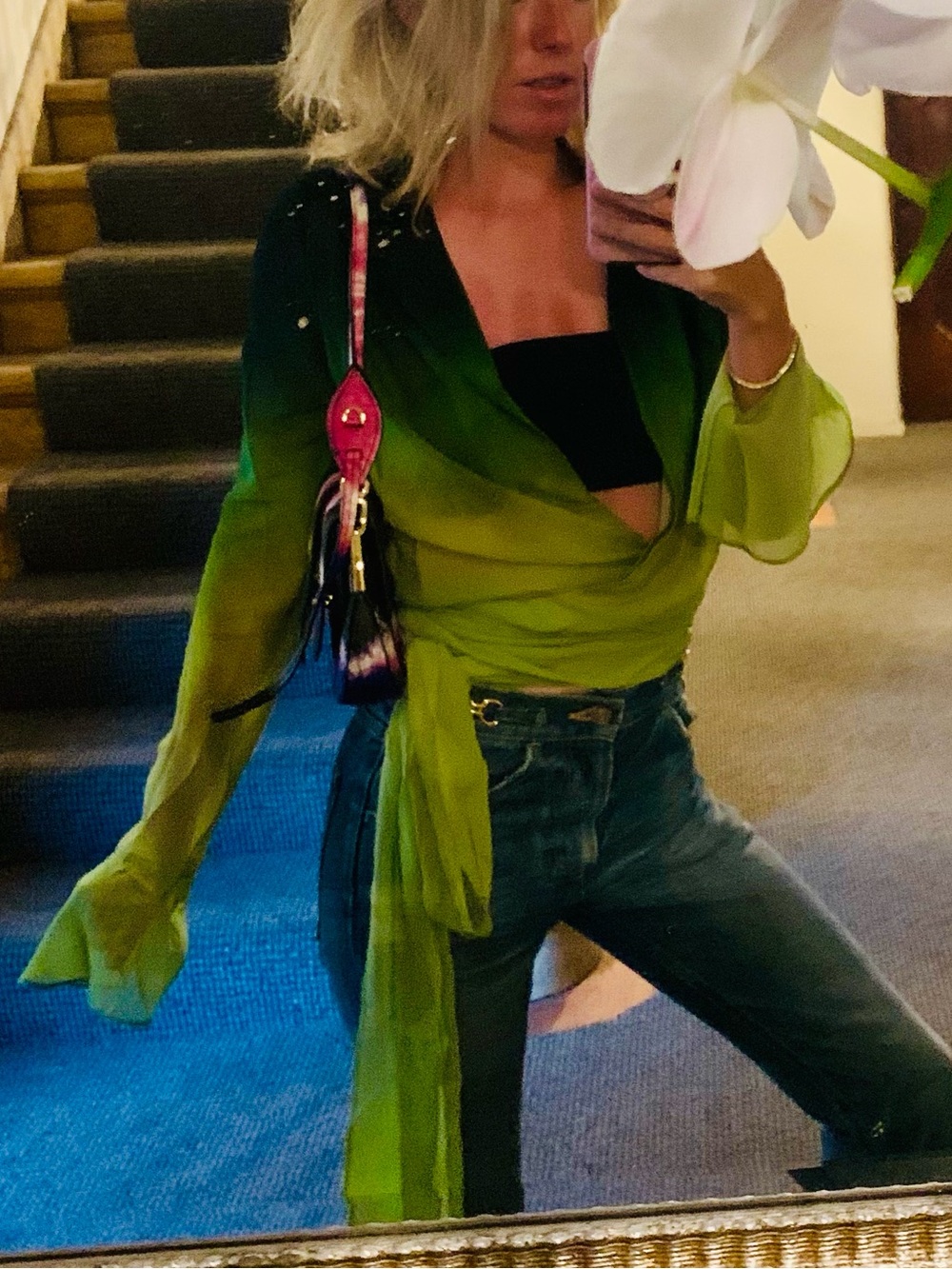 Rat & Boa Ombré Cypress Blouse